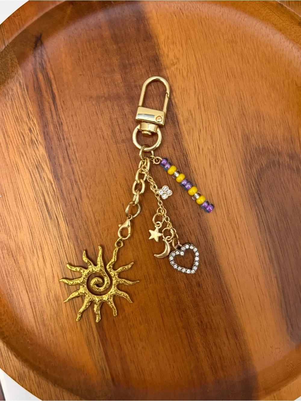 Handmade gold sun